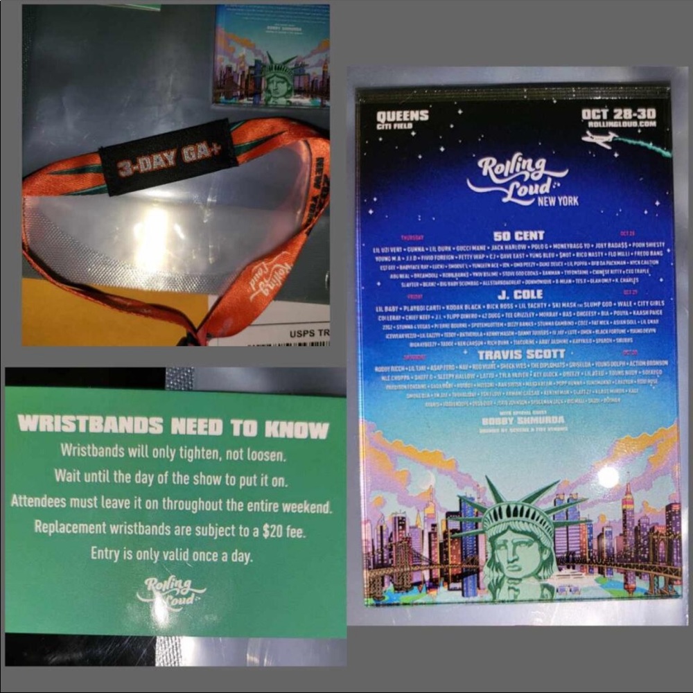 3 DAY GA+ Tickets for rolling loud. TWO TICKETS OR ONE. Price negotiable